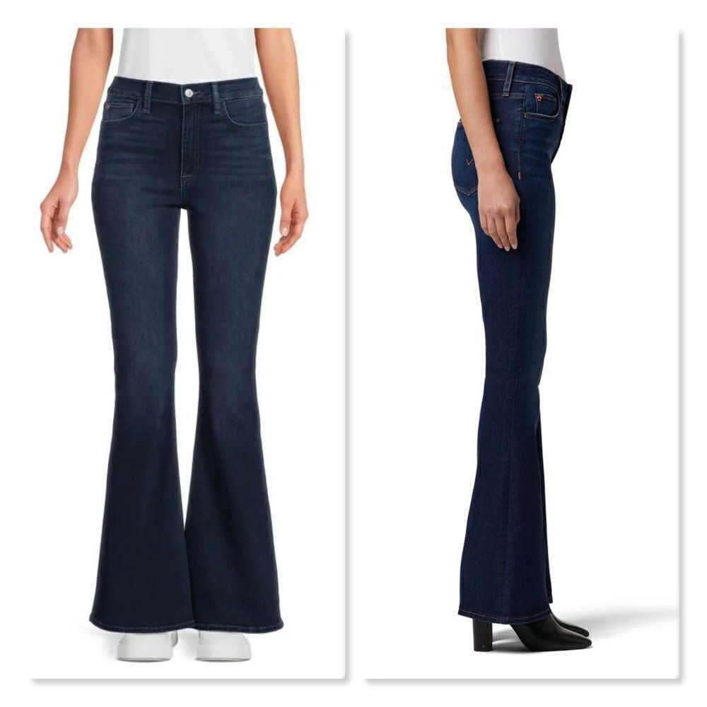 NEW! Hudson 'Heidi' High Rise Flare Jeans - size 24 in Blue
